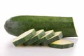 Isolated zucchini Royalty Free Stock Photo