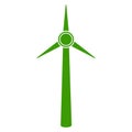 Isolateed windmill icon. Wind power