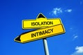 Isolation vs Intimacy