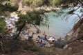 Isole Tremiti - Spiaggia di Cala Matano dal sentiero di accesso