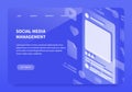Isometic SMM Landing Page