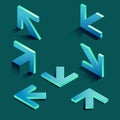 Isometric arrows