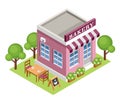 Isometric bakery.