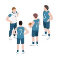 Isometric Basketball Team