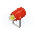 Isometric Beacon a Safety Equipment