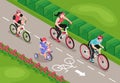 Isometric Bicycle Ride Composition