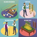 Isometric Billiards Design Concept