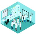 Isometric Biological Science Laboratory Template