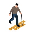 Isometric Blind Man