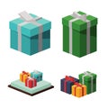 Isometric box design look so awesome