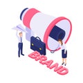 Isometric Brand Icon