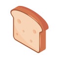 isometric bread icon
