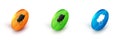 Isometric Broccoli icon isolated on white background. Circle button. Vector