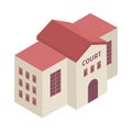 Isometric Court Building