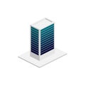 isometric building. Element of color building icon for mobile concept and web apps. Detailed isometric building icon can be used Royalty Free Stock Photo
