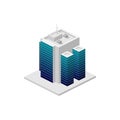 isometric building. Element of color building icon for mobile concept and web apps. Detailed isometric building icon can be used Royalty Free Stock Photo