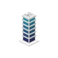 isometric building. Element of color building icon for mobile concept and web apps. Detailed isometric building icon can be used Royalty Free Stock Photo