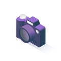 Isometric camera icon