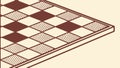 Isometric Checkerboard Pattern: Abstract Geometric Grid, vector design Generative AI Royalty Free Stock Photo