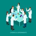 Isometric Chemical Research Template