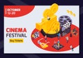 Isometric Cinema Fest Banner