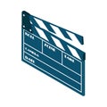 Cinema Film Clapper Composition Royalty Free Stock Photo