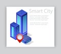 Isometric city business card