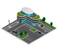 Isometric City Constructor Elements Composition Royalty Free Stock Photo