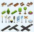 Isometric City Elements Collection