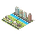 Isometric City Landscape Template