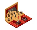 Isometric Classical Opera Performance Concept