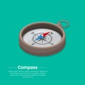 Isometric compass