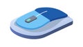 Isometric Computer Mouse, Precise Pointing Device, vector design Generative AI Royalty Free Stock Photo