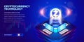 Isometric Cryptocurrency banner