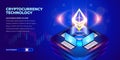 Isometric Cryptocurrency banner