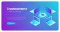 Isometric Cryptocurrency Etherium Trading platform