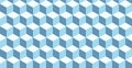 Isometric cube grid seamless pattern. Cubic isometric hexagon grid texture. Rhombus mesh background. Geometric squared