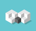 Isometric cube, niches, choice