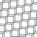 Isometric cube pattern Royalty Free Stock Photo