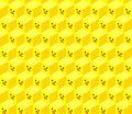 Isometric cubes with flat design duck face