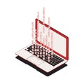 Isometric Cyber Security Icon