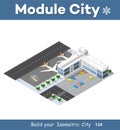 Isometric 3D airstrip