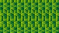 Isometric 3D cubes create an engaging geometric tile background design. Royalty Free Stock Photo