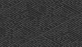 Isometric dark gray complicated maze