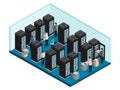 Isometric Datacenter Concept