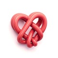 An isometric depiction of hope heart icon Royalty Free Stock Photo