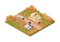 Isometric desert area