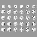 Isometric_Dice Set_All Probability_Icon Logo Avatar