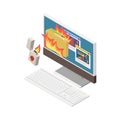 Isometric Digital Crime Icon