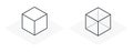 Isometric drawing a thirty degreesangle is applied to its sides. The cube opposite. Isometric Grid vector